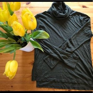 Whisper cotton turtleneck tee